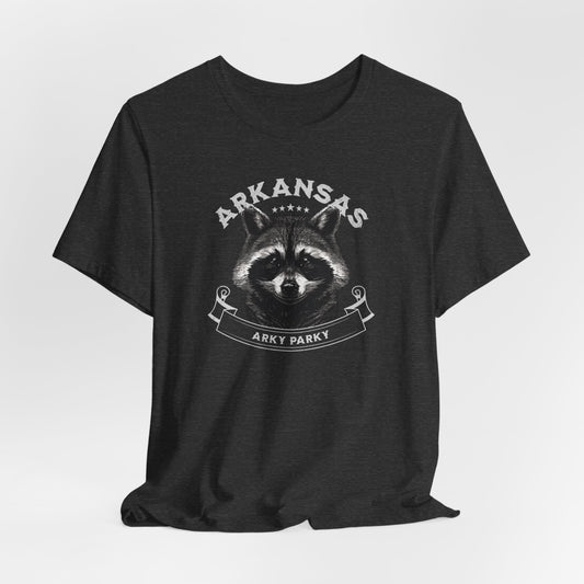 Arkansas Raccoon T-Shirt | Arky Parky Wildlife Tee
