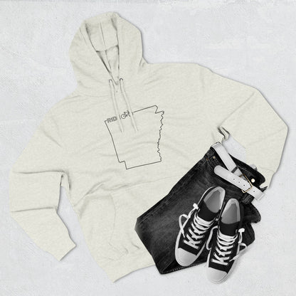 Fleece Hoodie - Arky Parky Ride Arkansas Bike Arkansas