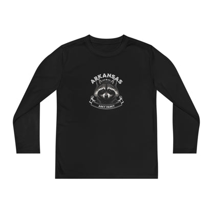 Arky Parky "Raccoon" Youth Long Sleeve Competitor Tee – Arkansas Adventure