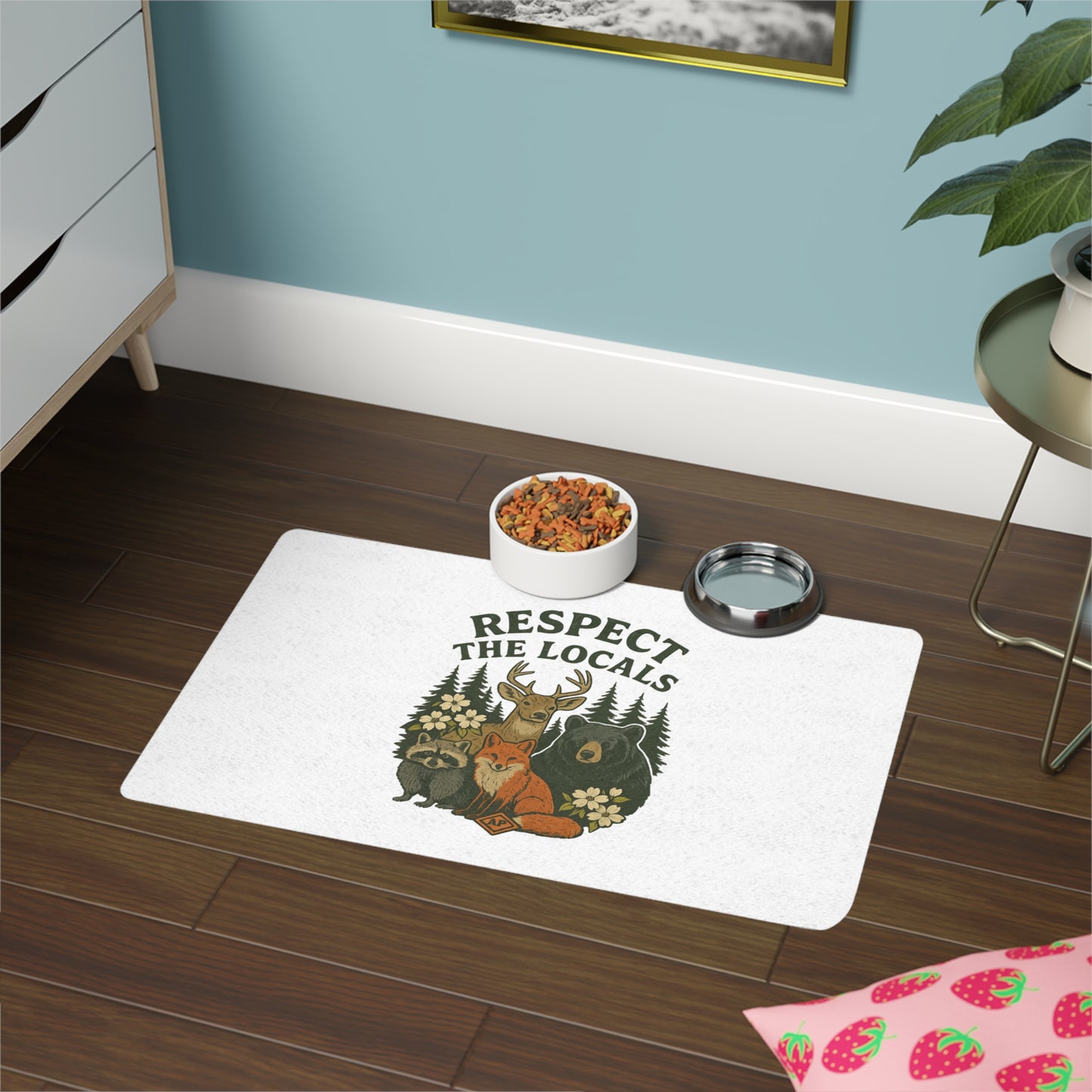 Respect the Locals | Pet Food Mat (12x18)