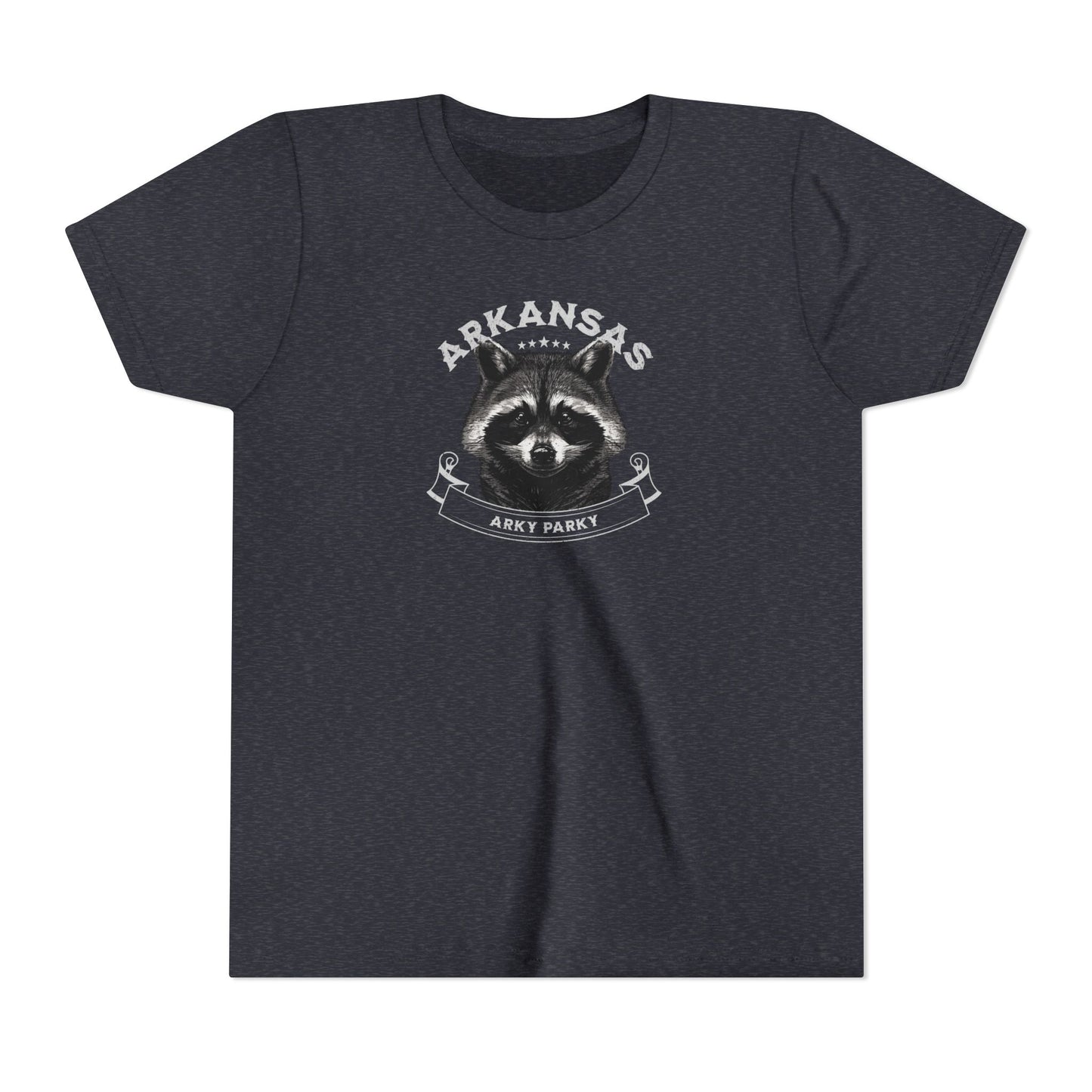 Arkansas Raccoon Youth Short Sleeve Tee