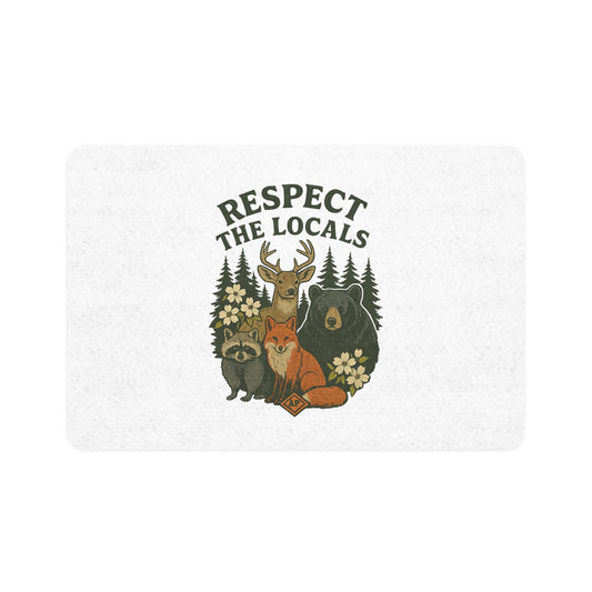 Respect the Locals | Pet Food Mat (12x18)