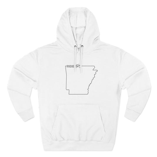 Fleece Hoodie - Arky Parky Ride Arkansas Bike Arkansas