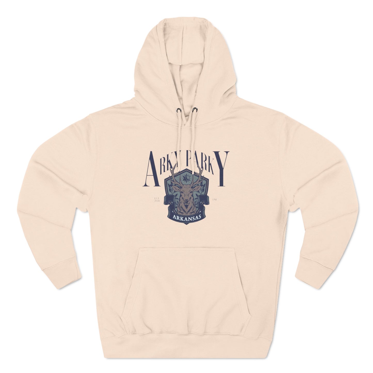 Arky Parky "Wilderness Collection: White-Tailed Buck" Three-Panel Fleece Lined Hoodie