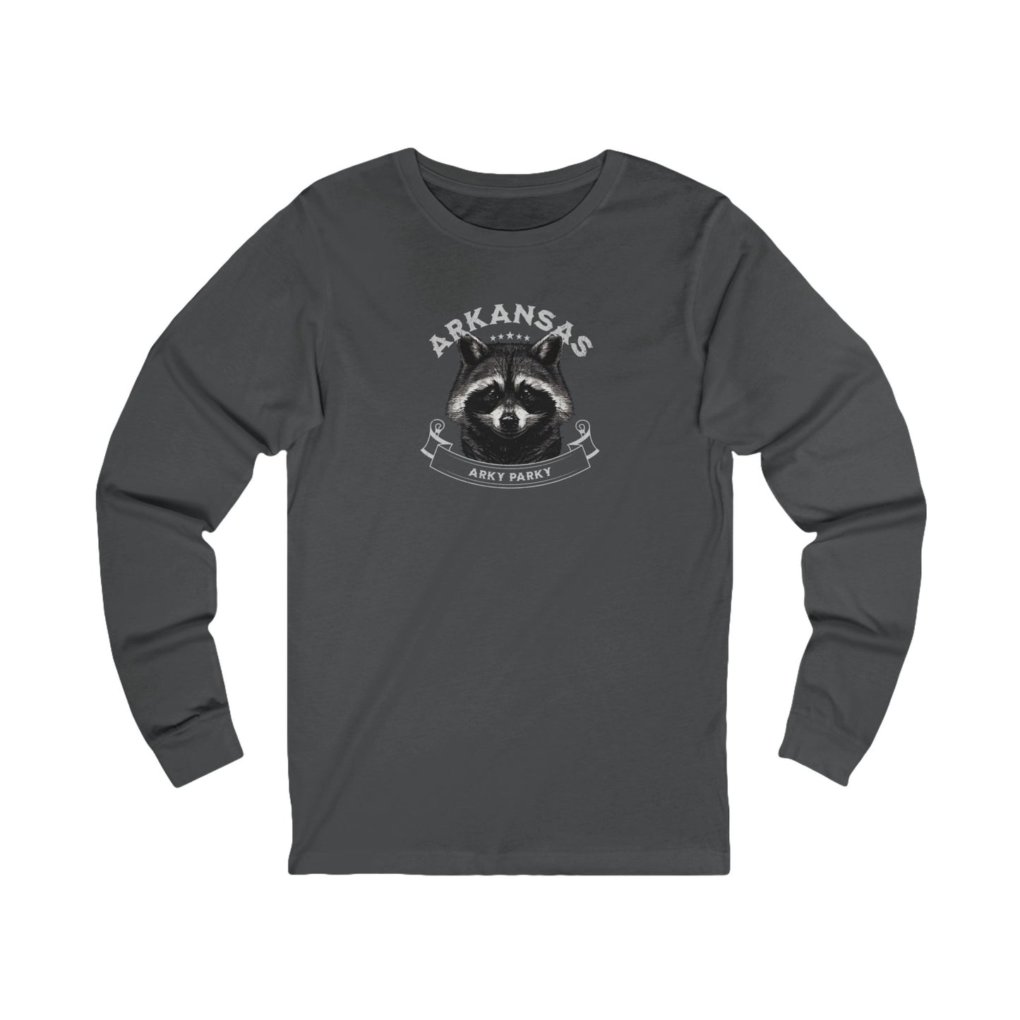 Arky Parky "Arkansas Raccoon" Long Sleeve T-Shirt