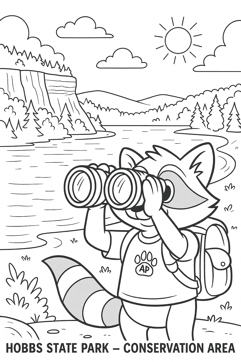 Arky Parky's Arkansas State Park Coloring Book