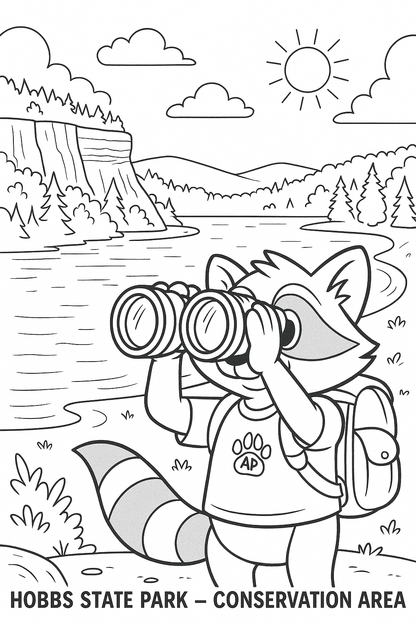 Arky Parky's Arkansas State Park Coloring Book