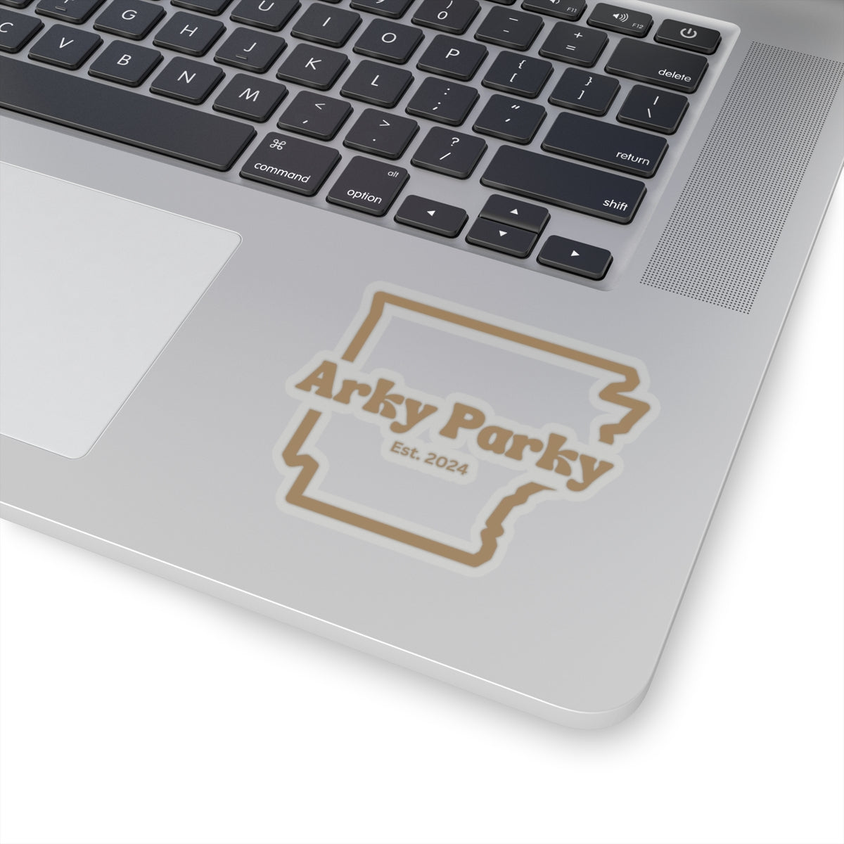 Arky Parky Sticker, Brown