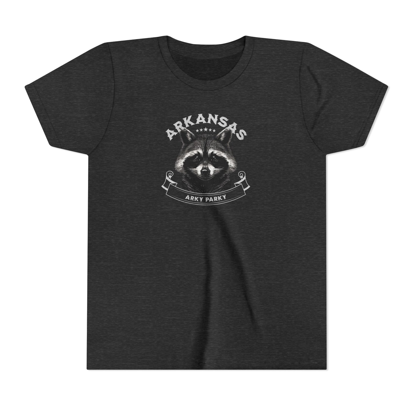 Arkansas Raccoon Youth Short Sleeve Tee