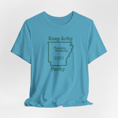 Keep Arky Parky Pinnacle Mountain T-Shirt