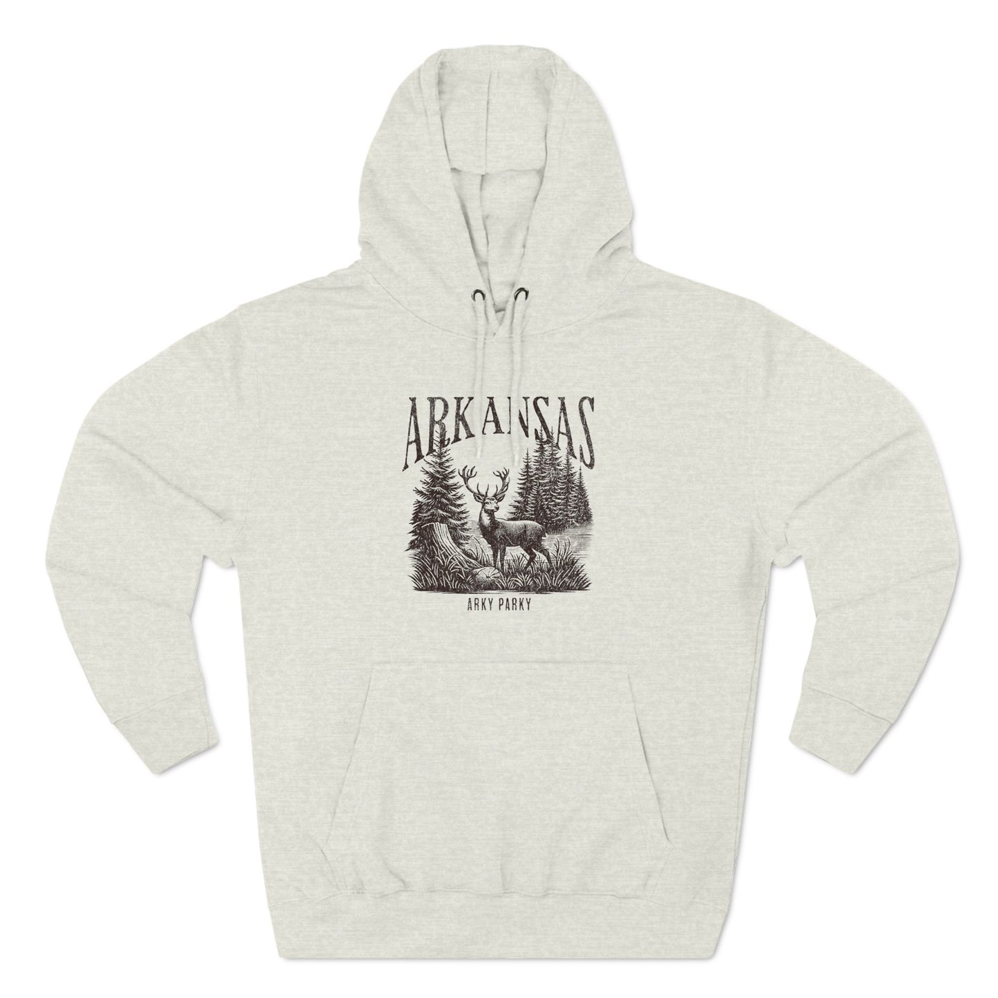 Arky Parky "Wilderness Collection: Forrest Elk" Three-Panel Fleece Lined Hoodie