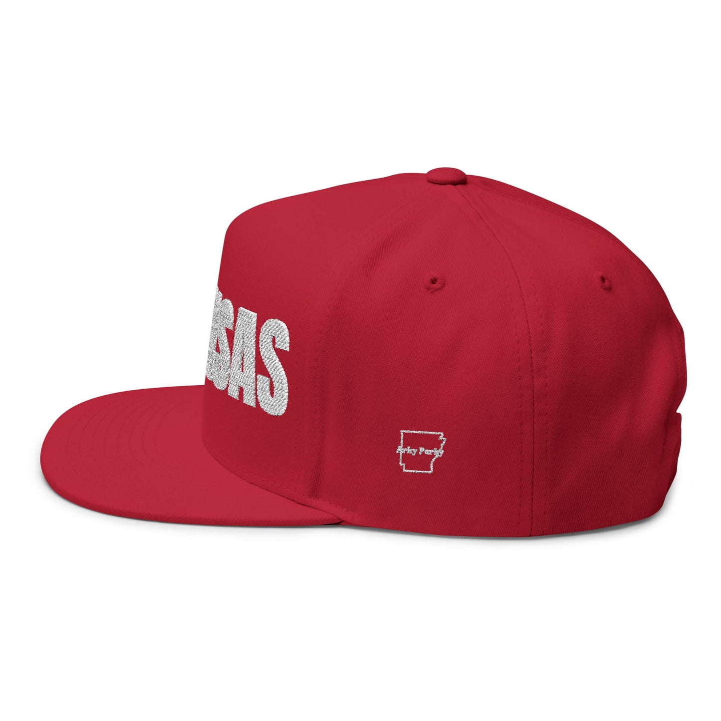 Arkansas Hat – Red Embroidered ARKANSAS Snapback | Arkansas Pride Hat | Arkansas Gift | Outdoor Lifestyle Cap | Arky Parky
