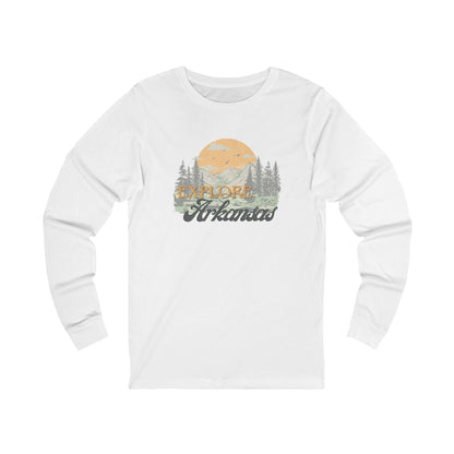 Arky Parky "Explore Arkansas" Long Sleeve T-Shirt