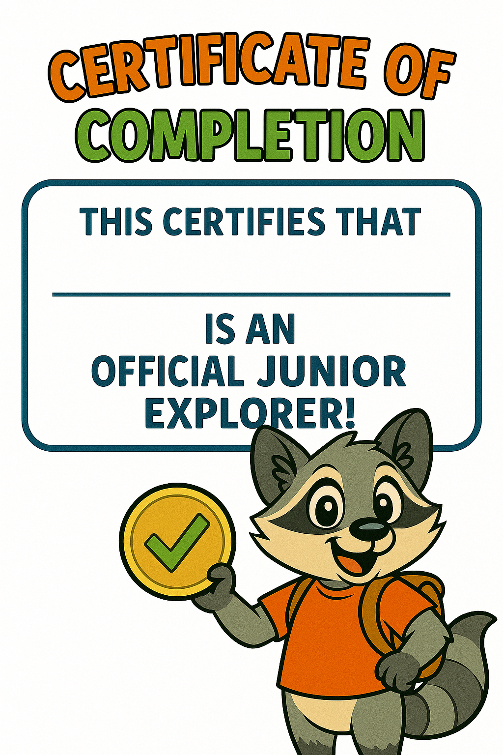 Digital Download | Arky Parky’s Junior Explorer Adventure Journal – Printable Outdoor Activity Book for Kids