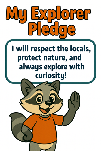 Digital Download | Arky Parky’s Junior Explorer Adventure Journal – Printable Outdoor Activity Book for Kids