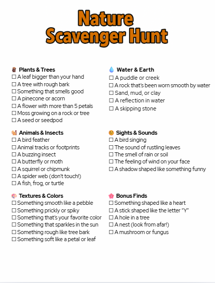 Digital Download | Arky Parky’s Junior Explorer Adventure Journal – Printable Outdoor Activity Book for Kids